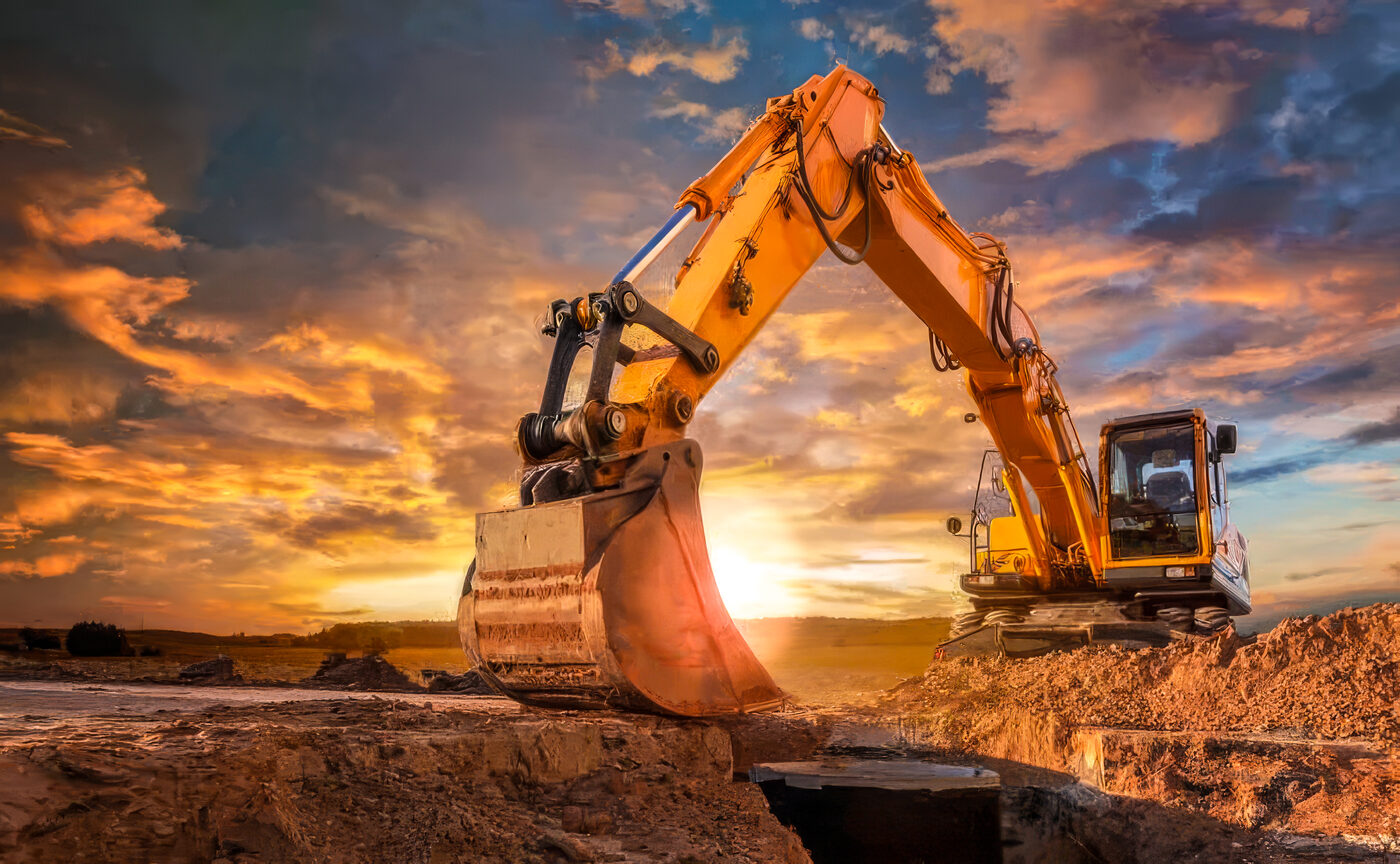 Equipamento pesado em operação — Grupo Pagani